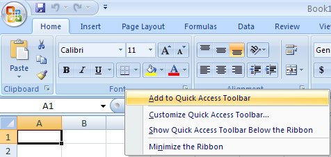 Bắt đầu Microsoft Excel 2007