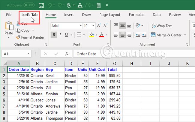 4 mẹo cần thiết để quản lý Ribbon Excel