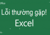 lỗi trong excel