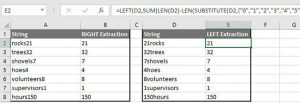 Cách trích xuất số hoặc văn bản từ Excel